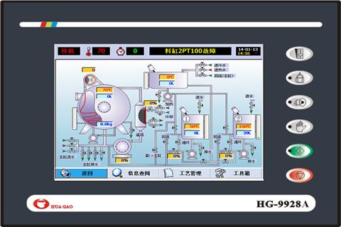 HG-9928A觸摸屏染色機控制電腦