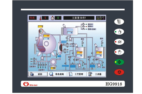 HG-TC9918觸摸屏染色機(jī)控制電腦